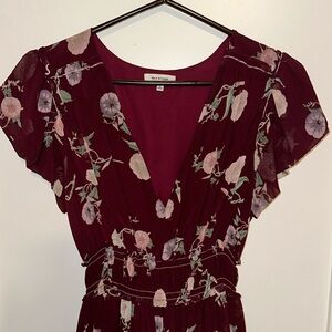 Burgundy Dress